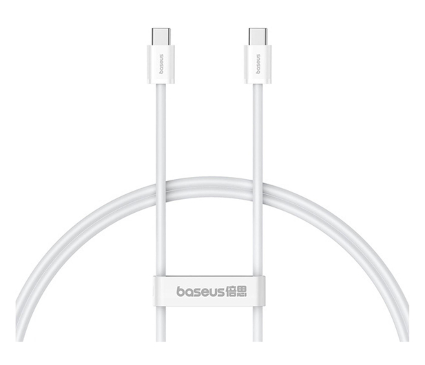Baseus Kabel Superior Series ll USB-C - USB-C 30W 480Mb/s 1m biały - 1502048 - zdjęcie
